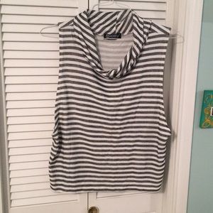 Striped sleeveless top